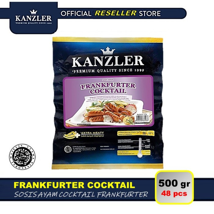 

KANZLER SOSIS FRANKFURTER COCKTAIL 500GR