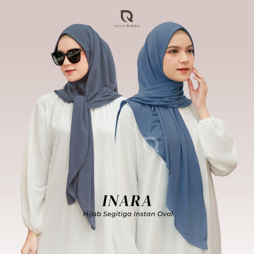 𝐇𝐄𝐋𝐀𝐈𝐑𝐈𝐍𝐃𝐔 - Segitiga Instan Oval Soft Pad Jersey Inara