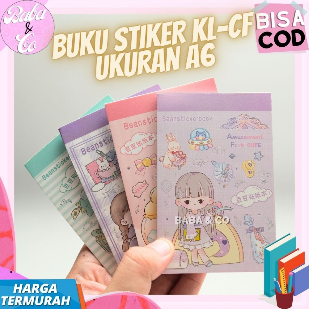 

BUKU STIKER KL-CF STICKER BOOK ALBUM KL CF UKURAN A6 SENMU MASU STIKER