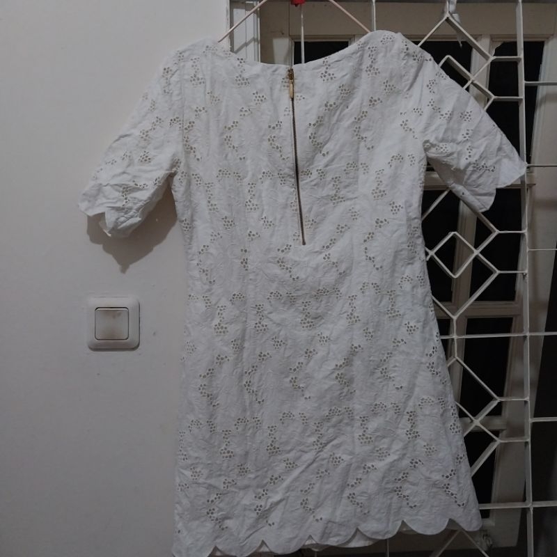 MASSIMO DUTTI broderie dress