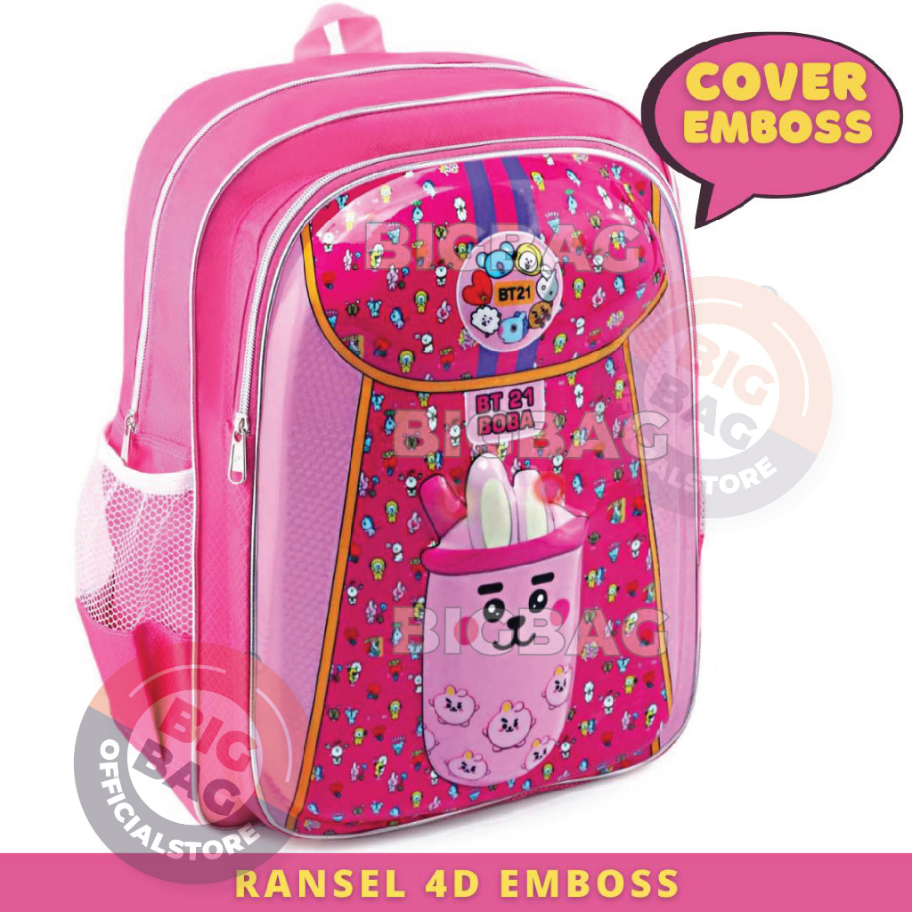 PTS - Ransel Sekolah Anak RANSEL TIMBUL EMBOSS  - RANSEL BOBA RANSEL - RANSEL EMBOSS  - RANSEL BOBBA DONAT - BOBA CAT - TAS BOBA ANAK SEKOLAH - Tas Sekolah Anak - Tas Anak Sekolah Tas Anak SD Tas Anak TK Promo Diskon Termurah Terlaris Terbaru Best Seller