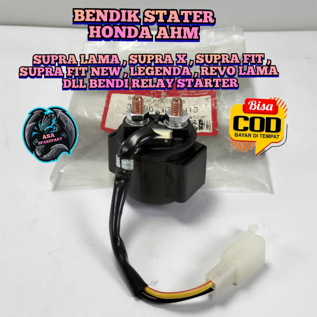 BENDIK STATER GN5 ASLI ORIGINAL Motor HONDA SUPRA LAMA , SUPRA X 100 , SUPRA FIT Lama , SUPRA FIT NE