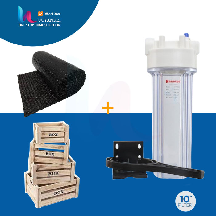 Housing Filter Nanotech Clear Ukuran 10 inch untuk filter Air