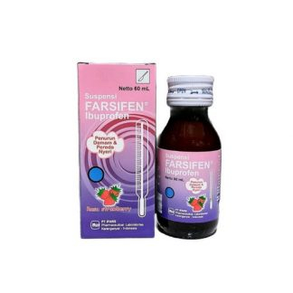 Farsifen Sirup 60ml Ifars - Ibuprofen / Obat Demam / Obat Sakit Kepala / Obat Sakit Gigi / Obat Nyer