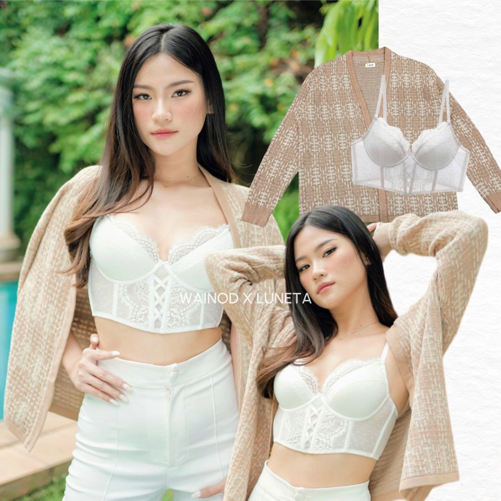 [WAINOD X LUNETA] BEVERLY bustier size 32B-38D (tanpa outer)