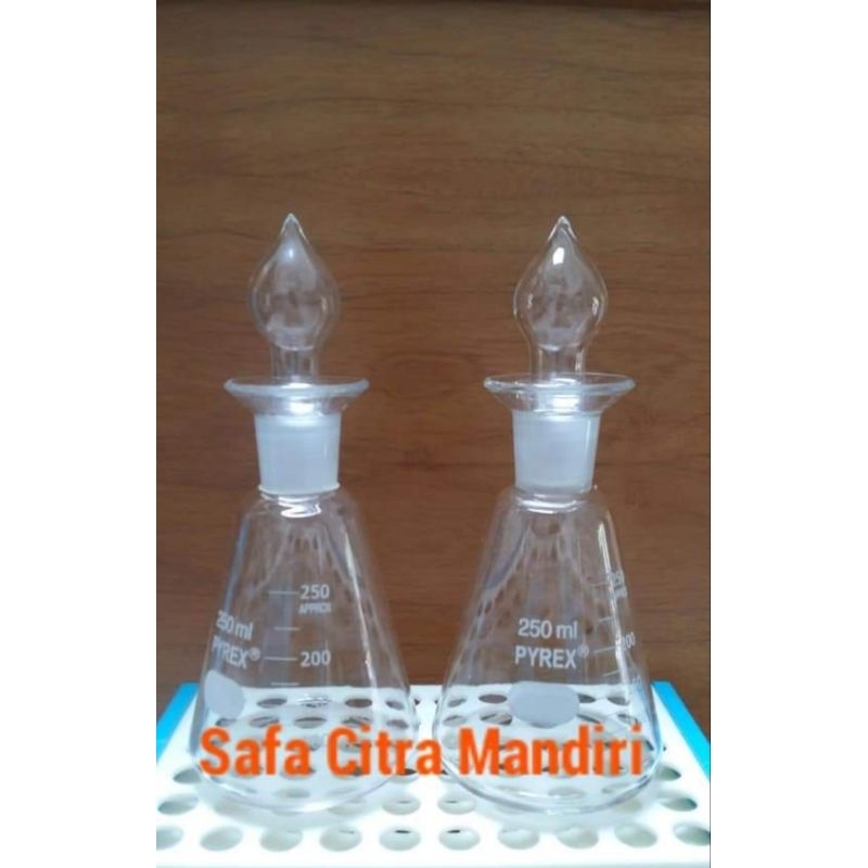 Iodine Flask 100ml Pyrex Labu Iodium 250ml Tabung Iodium