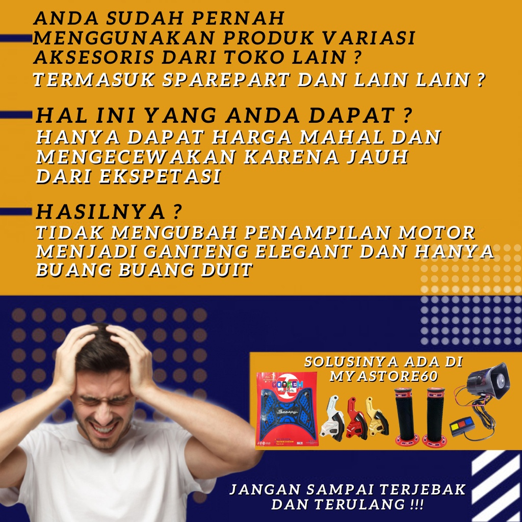 Handfat Pegangan Tuas Stang Kitaco Handgrip Empuk dan Anti Slip Untuk Semua Kendaraan Bermotor