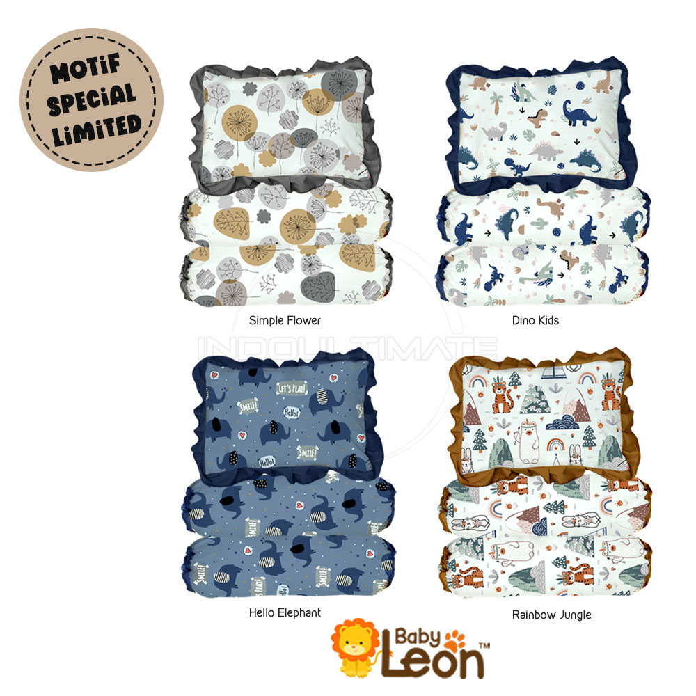 Bantal Guling Bayi bayi Set BGS-02 Boneka bergambar Murah Bantal anak Baru Lahir newborn SP-016-BT