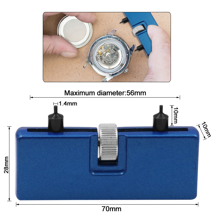 PEMBUKA/PENGENCANG TUTUP BELAKANG JAM WATCH REPAIR TOOL MODEL DRAT LOGAM