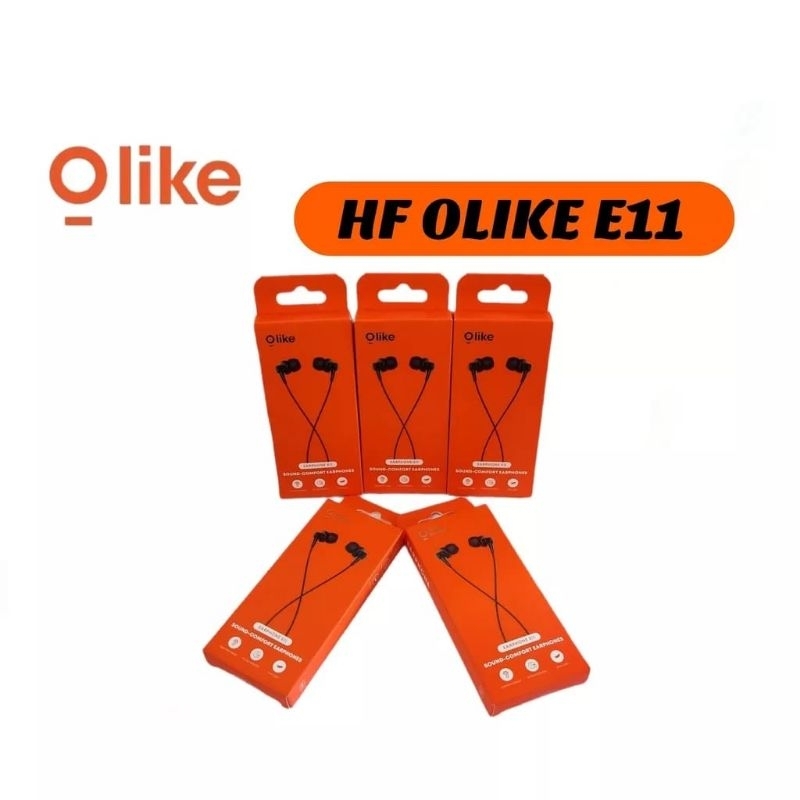 Headset Olike E11 Extrabass Hansfree Handset Olike E11 Original Earphone HF Olike E11 Mic
