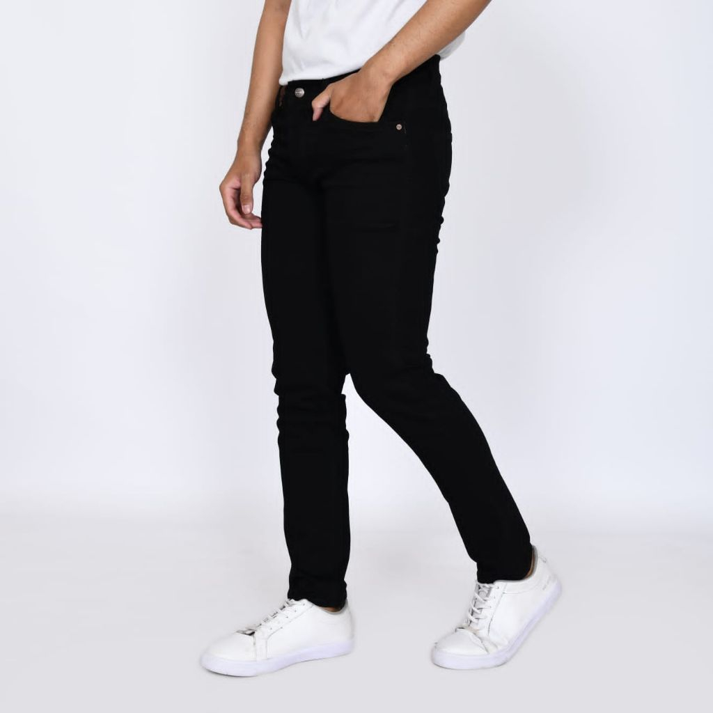 Celana Jeans Pria Hitam Slim Fit Original Seven Denim Panjang Pria Jeans Slim Fit Pria Cowok Laki La