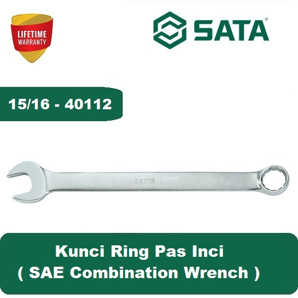 SATA Tools Kunci Ring Pas 15/16 inci