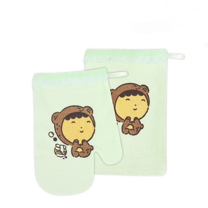 Kiddy Washlap Handuk Isi 2pcs / Washlap jari dan waslap kotak Kiddy