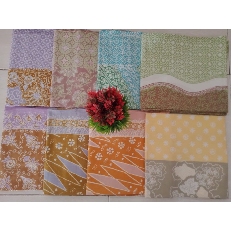 KAIN BATIK TRUSMI CIREBON - BATIK KATUN CAP CERAH