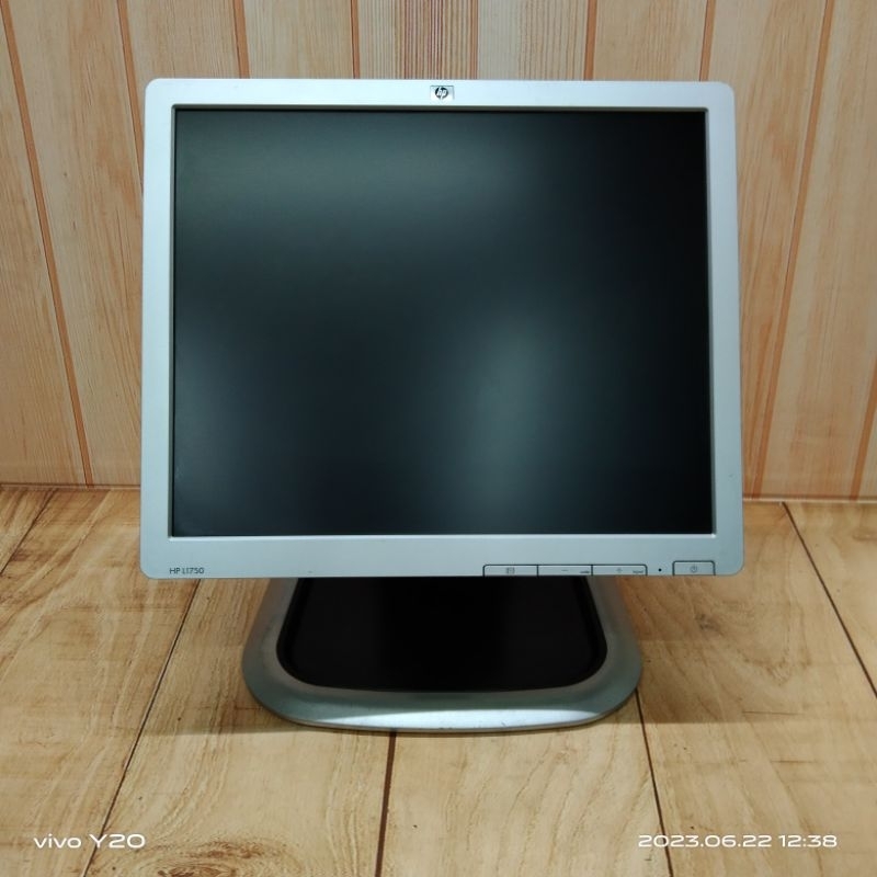 LCD MONITOR SQUARE HP L1750 17INCH KOTAK MURAH MANTAP