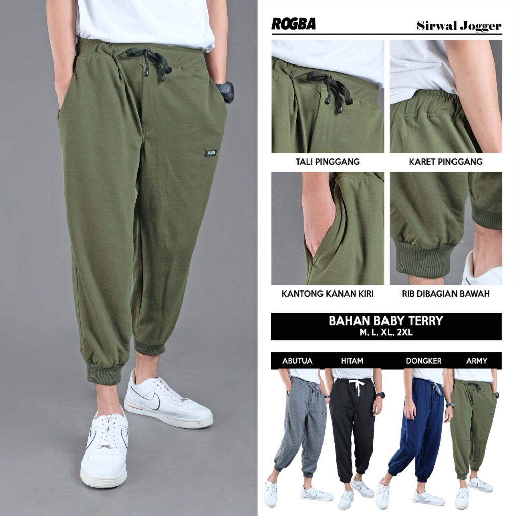 Sirwal Jogger ROGBA Celana Jogger