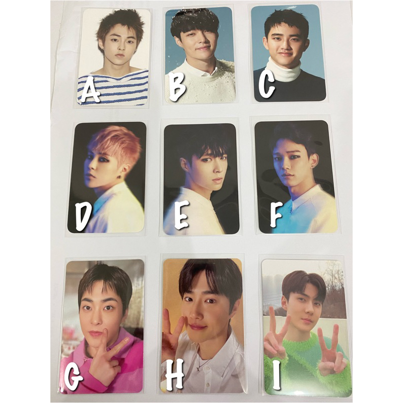 EXO PHOTOCARD 10th 11th ANNIVERSARY MERCH