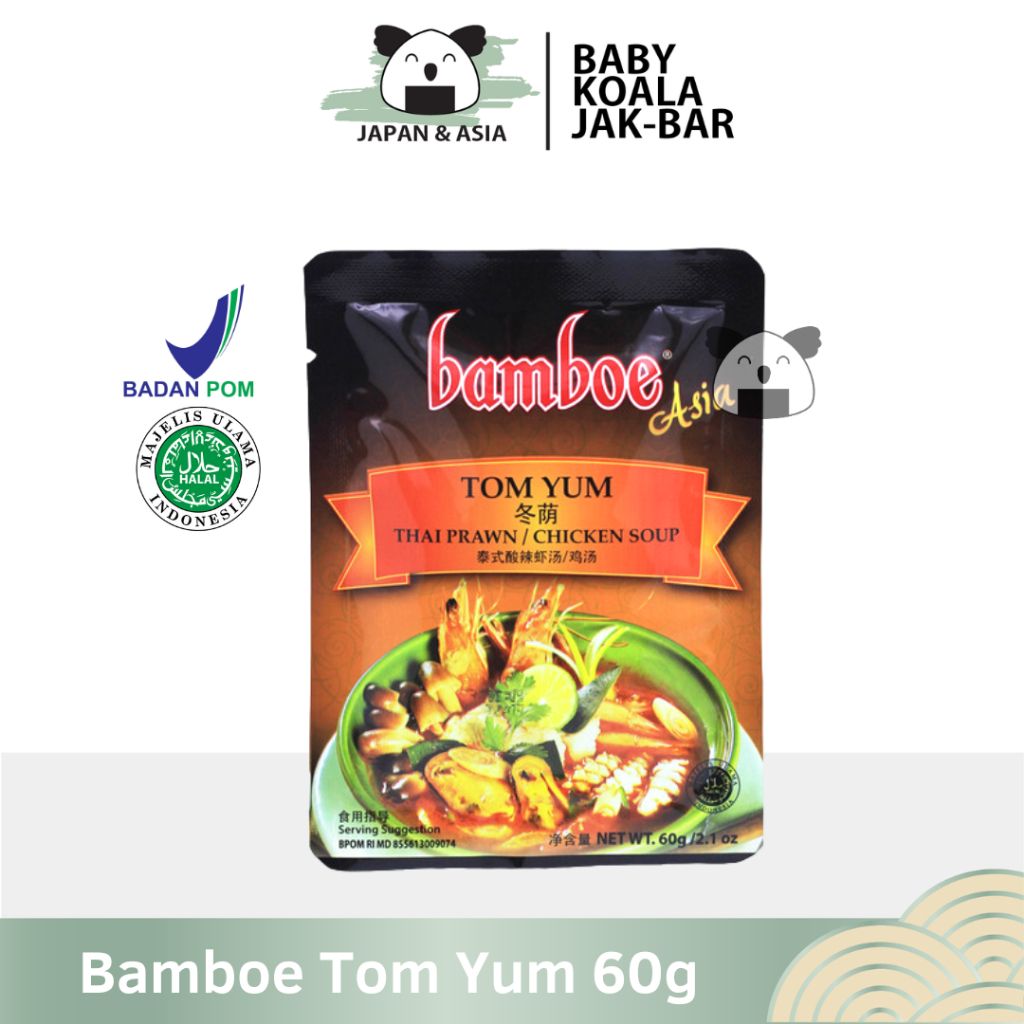 

BAMBOE Bumbu Tom Yum 60 g Halal,,,