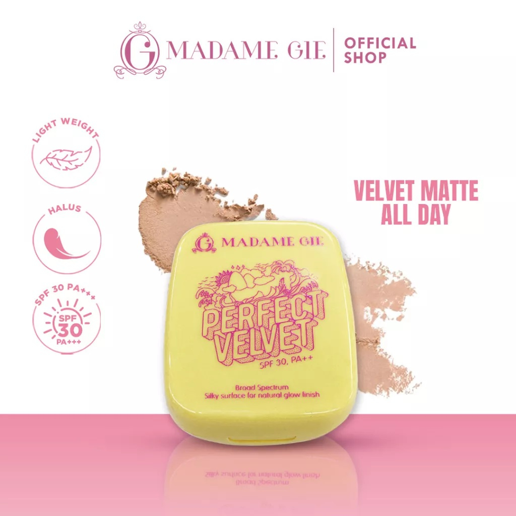 Madame Gie Perfect Velvet SPF 30, PA+++ Two Way Cake