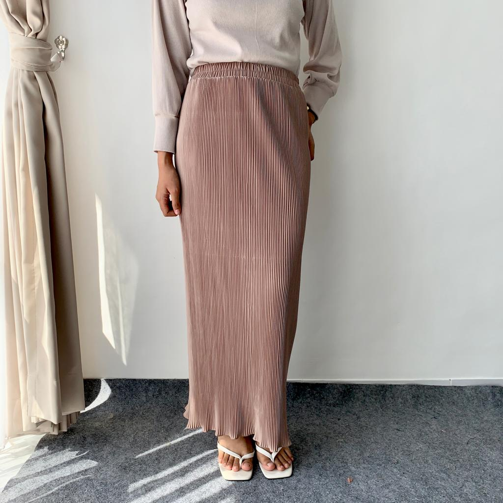 Izzy Wavy Skirt | Rok Span Rok Plisket Lidi [YEPPUOUTFIT]