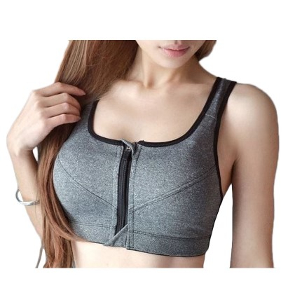 pakaian dalam wanita bra hitam / bra zipper resleting depan / bra zipper wanita resleting / bra spor