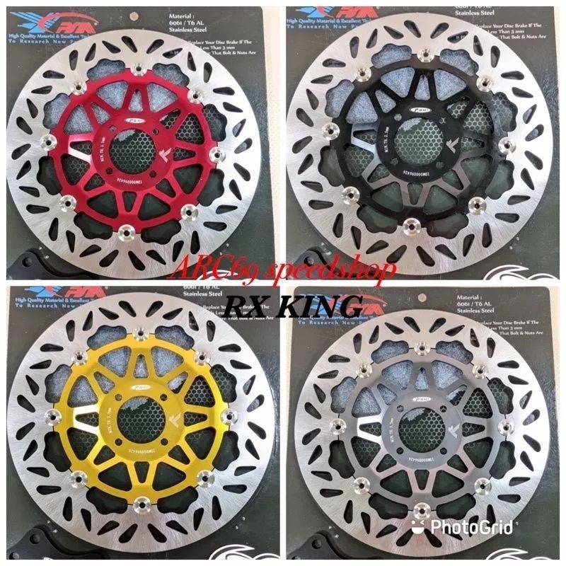 piringan cakram depan pnp RX king ukuran 300mm full cnc psm PNP RX-KING rxking new