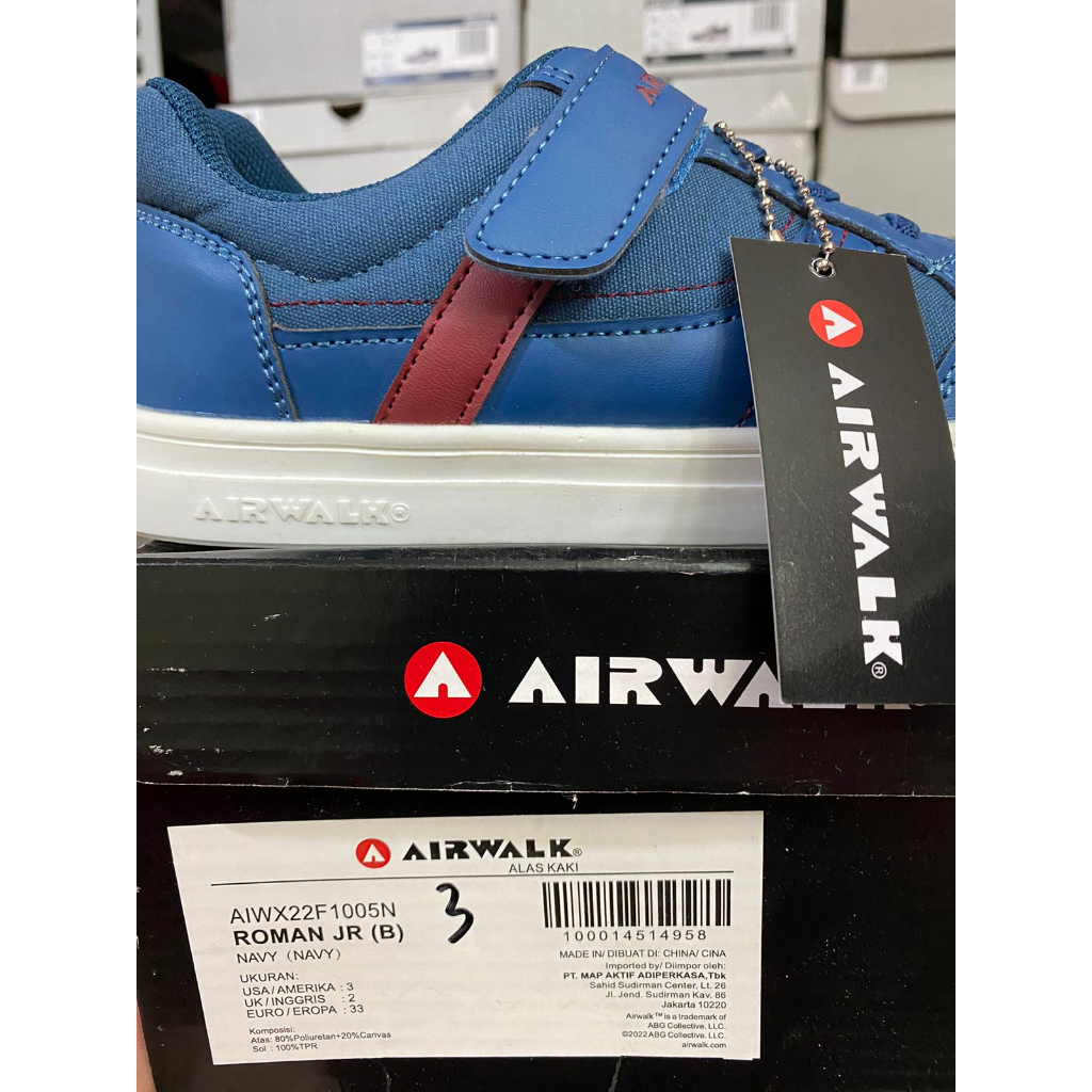 Airwalk Roman Jr Navy Kid's Shoes Original