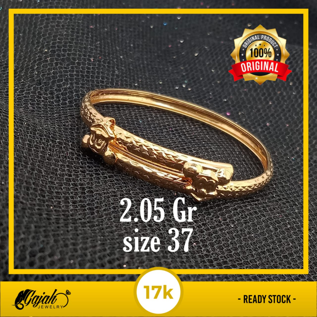 Gelang Anak Emas 17K - 2.05 Gr Kadar 750 - 5317