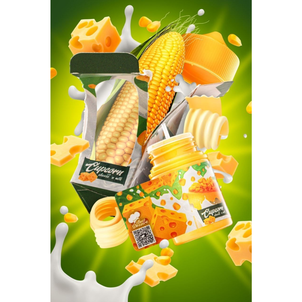 Cupcorn with Cheese and Milk 60ML by IDJ