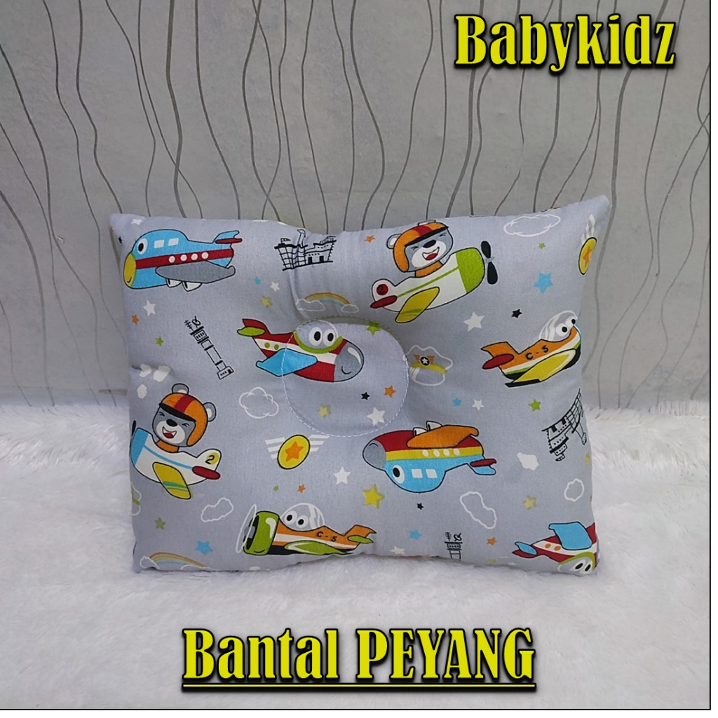 Bantal Peyang / Bantal Bayi Anti Peyang Motif Karakter