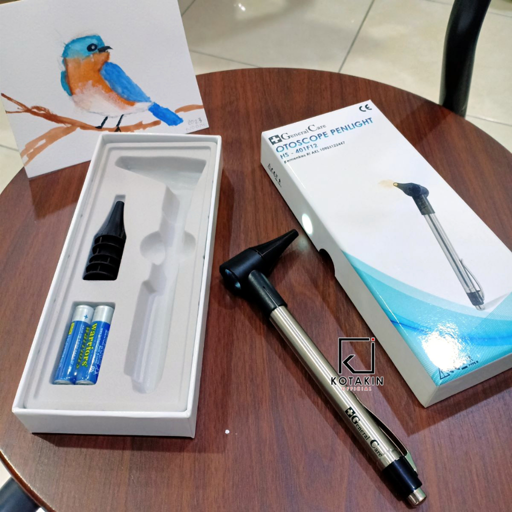 Otoscope Genaral Care - Penlight Otoskop LED THT cek telinga hidung