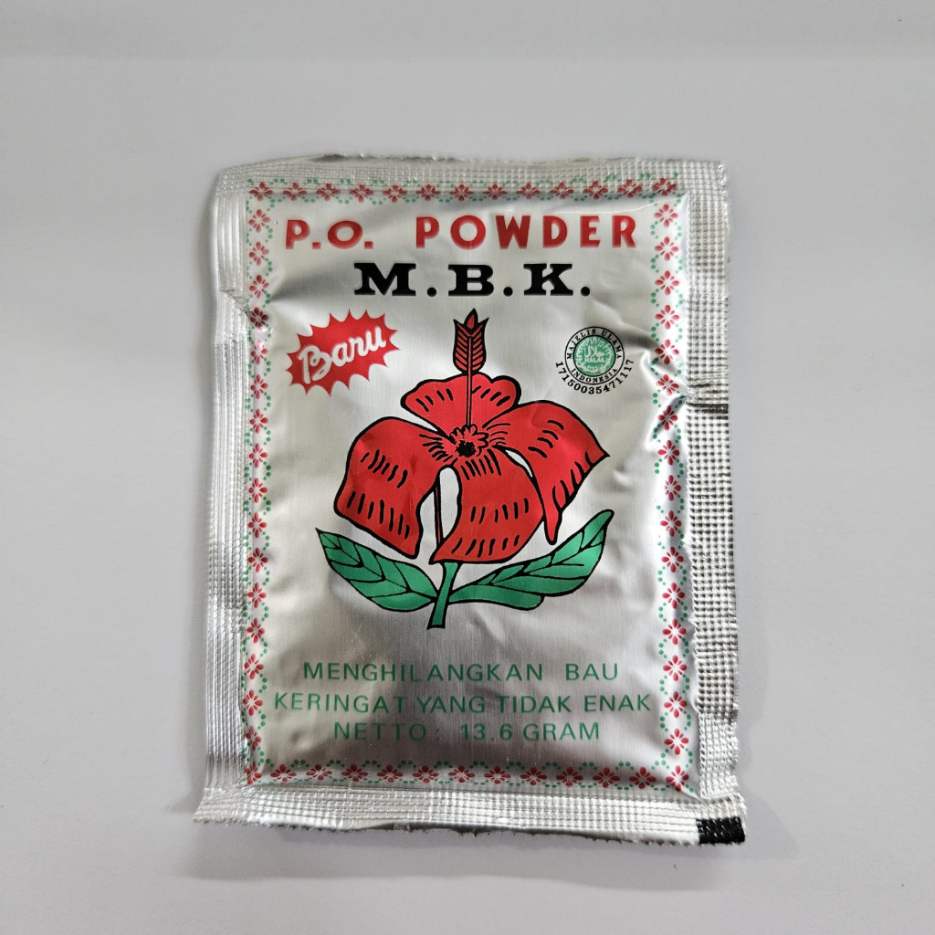 MBK Bedak Deodorant Biang Keringat 13.6 gram SIlver Putih
