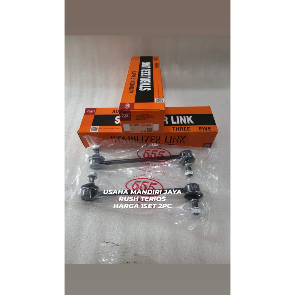 LINK STABILIZER RUSH TERIOS 555 JP HARGA 1SET 2PC LINK STABIL RUSH