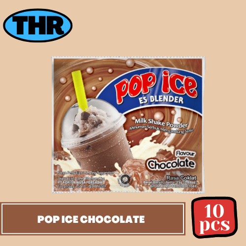 

Pop Ice Chocolate 1 Renceng isi 10pcs