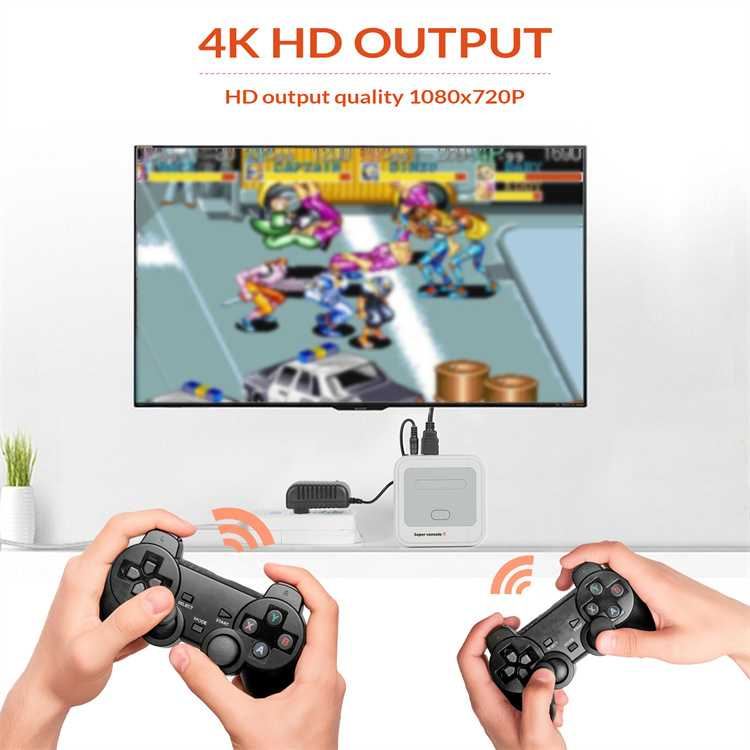 CANNO Game Stick 4K Mini Console Retro Wireless Controller 2.4G 64GB - M8