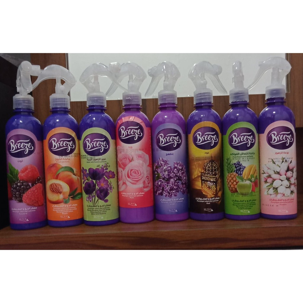PEWANGI PENGHARUM RUANGAN MOBIL TOILET PELICIN PAKAIAN/Breeze MY WAY Pengharum Ruangan dan Pakaian/P