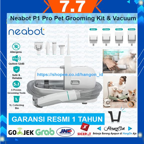 Neabot P1 Pro Pet Grooming Kit &amp; Vacuum Suction 5in1 Grooming Dog Cat Anjing,Kucing