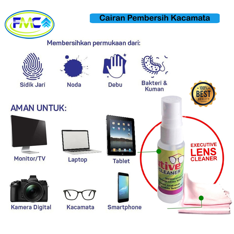 Cairan pembersih Kacamata Lensa Camera Inti Fog Embun Lebih Bersih Kualitas Premium