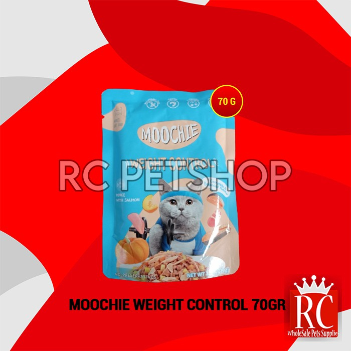 Makanan Basah Kucing Moochie Wet Cat Food Pouch Sachet 70 gram