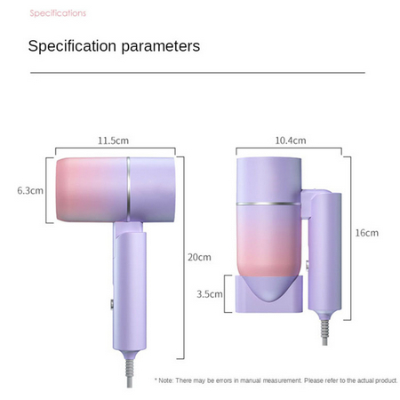 Hair Drayer Mini Alat Kecantikan Pengering Rambut Lipat Mini Ombre