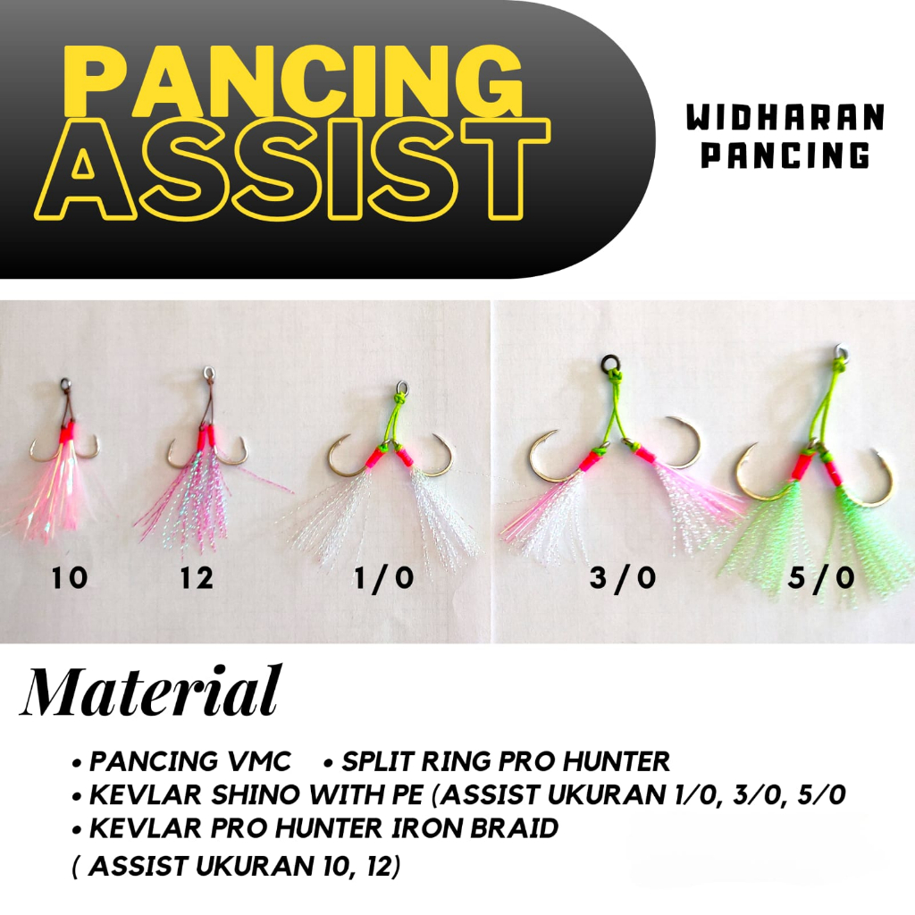 Pancing Assist Hook Double Untuk Metal Jig Hook GID Kail Pancing