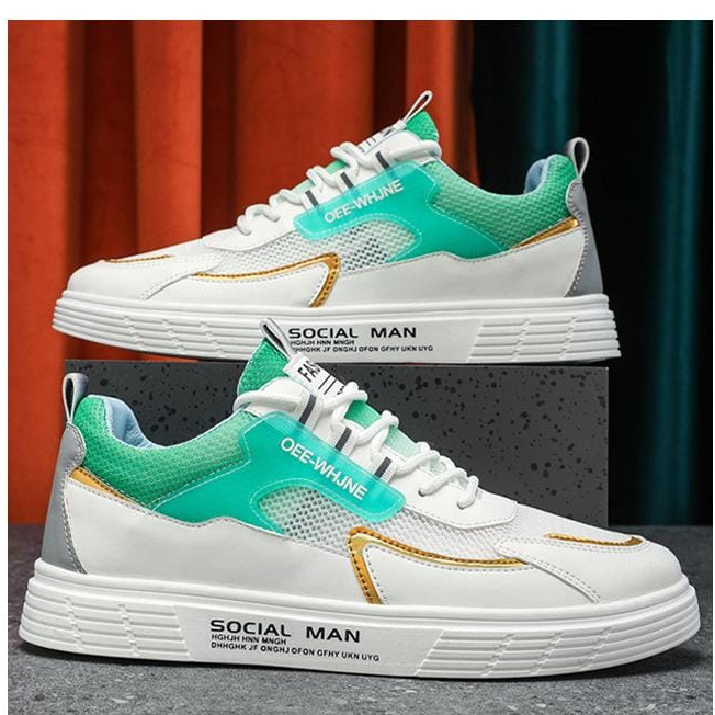 TBIG Sepatu Sneakers Pria SOCIALWHE Sepatu Import Fashion Olahraga