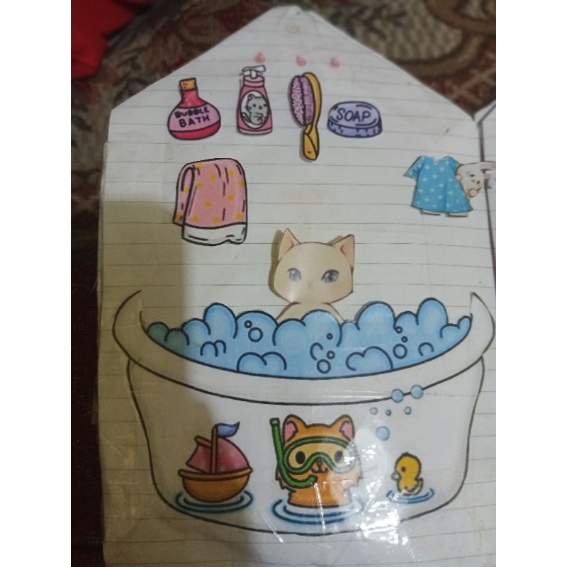 Paper Doll Cat| Paper Doll Kucing by Mikayla | Paper Doll homemade