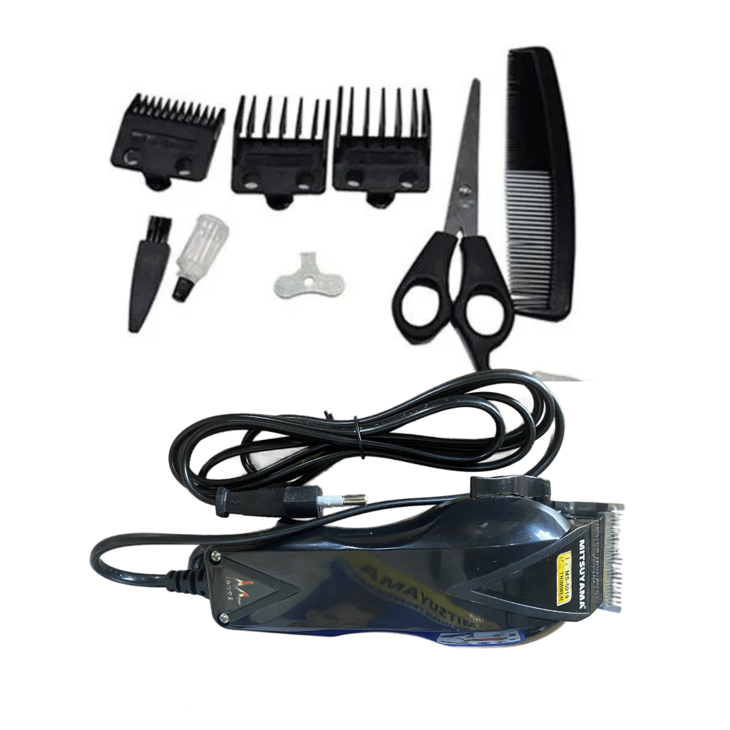 ALAT CUKUR RAMBUT LISTRIK MITSUYAMA MS-5019 HAIR CLIPPER MESIN CUKUR LISTRIK