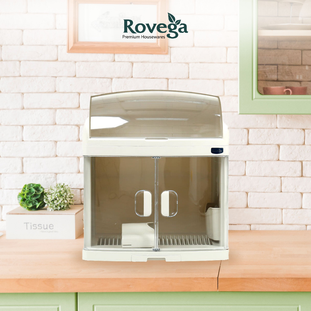 Rovega Rak Piring Plastik Plado Premium Foodgrade Dish Cabinet DCB-2560