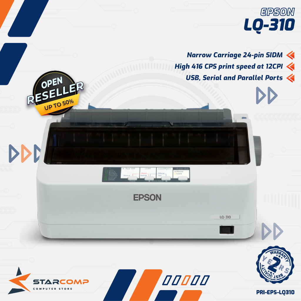 Printer Epson LQ-310 Dot Matrix LQ310 Garansi Resmi