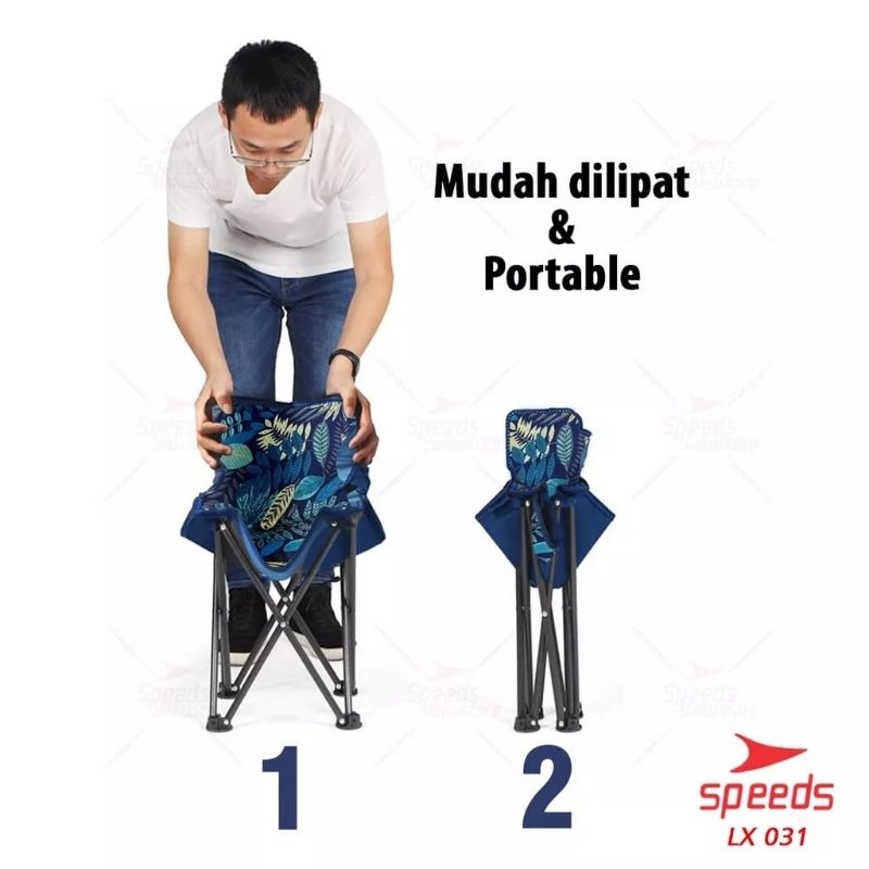 SPEEDS Kursi Lipat outdoor kursi lipat camping portable Kursi Pancing