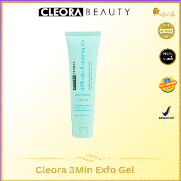 Cleora 3 Minutes Exfoliating Gel 50ml Bpom Original