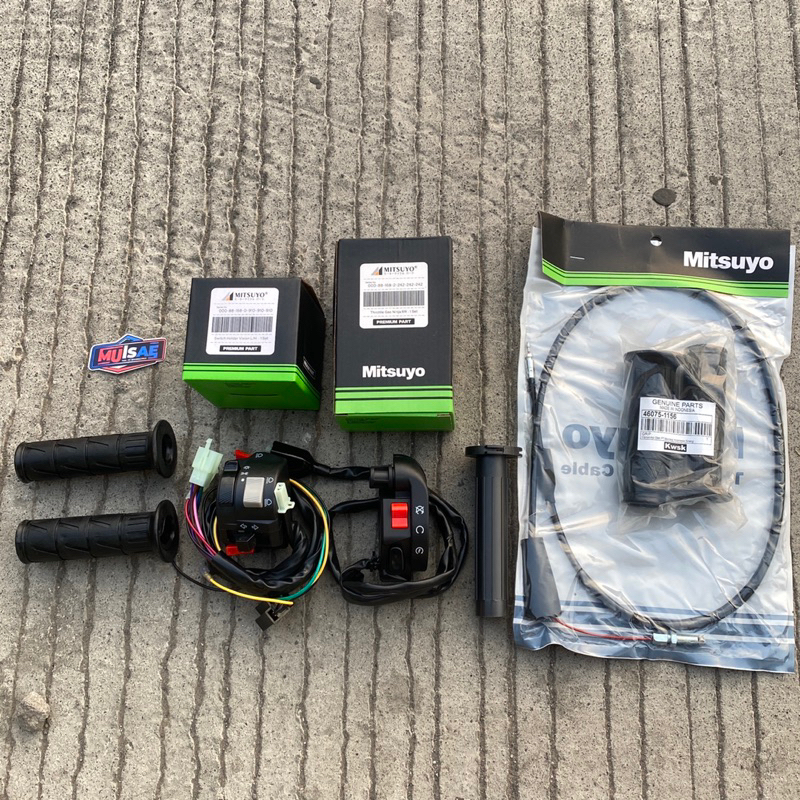 HOLDER SAKLAR KANAN KIRI KSR+VIXION OLD+HANGRIB KAZE PAKET LANGKAP