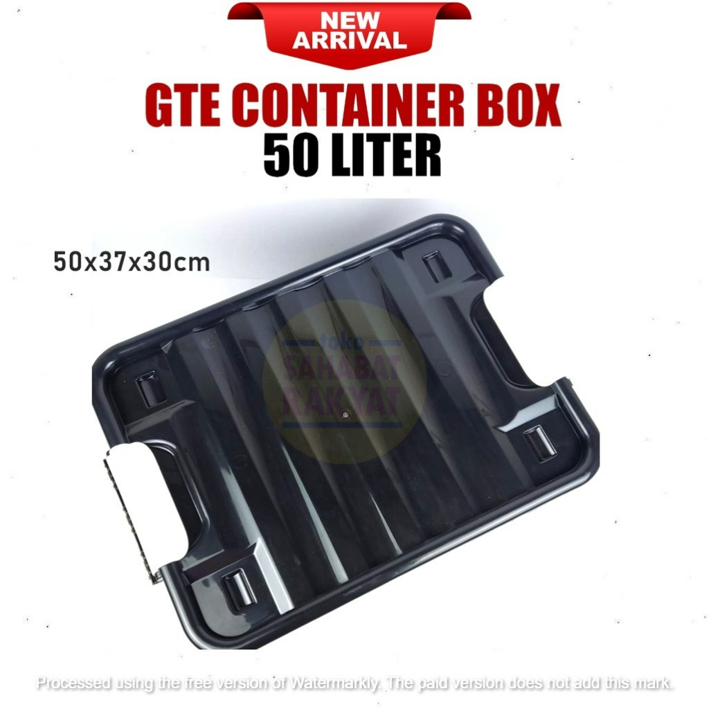 Container Box Hitam 50L GTE